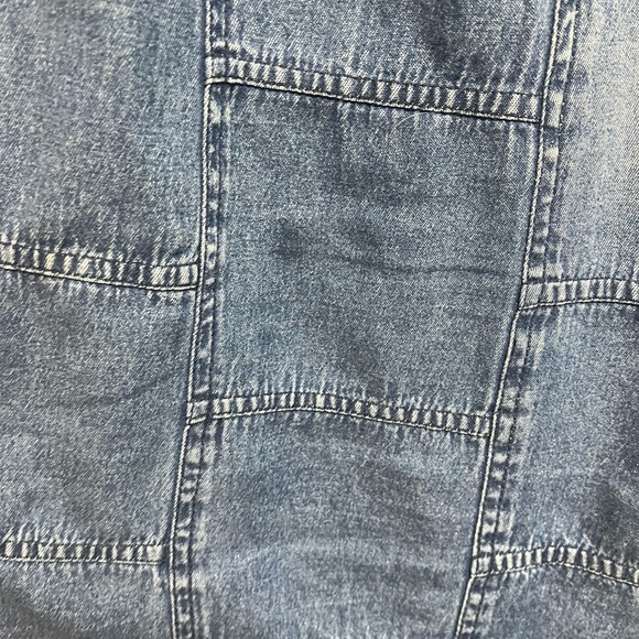 Studio west apparel denim jean patchwork skirt xxl plus size maxi midi - Picture 6 of 7